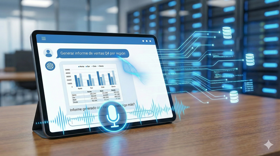 Habla con tu ERP: cómo consultar datos, generar informes y automatizar procesos con voz o texto